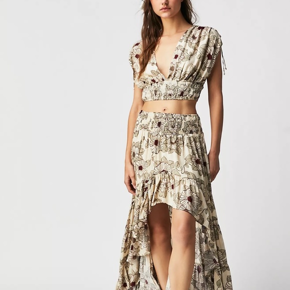 Free People Dresses & Skirts - (NWOT) Free People Morning Sun Matching Skirt - Top Set of Two (Xs)